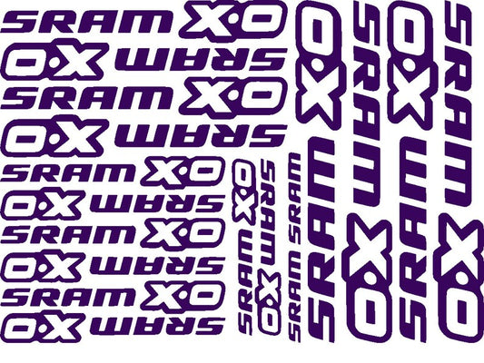 Sram XO Frame Sticker kit