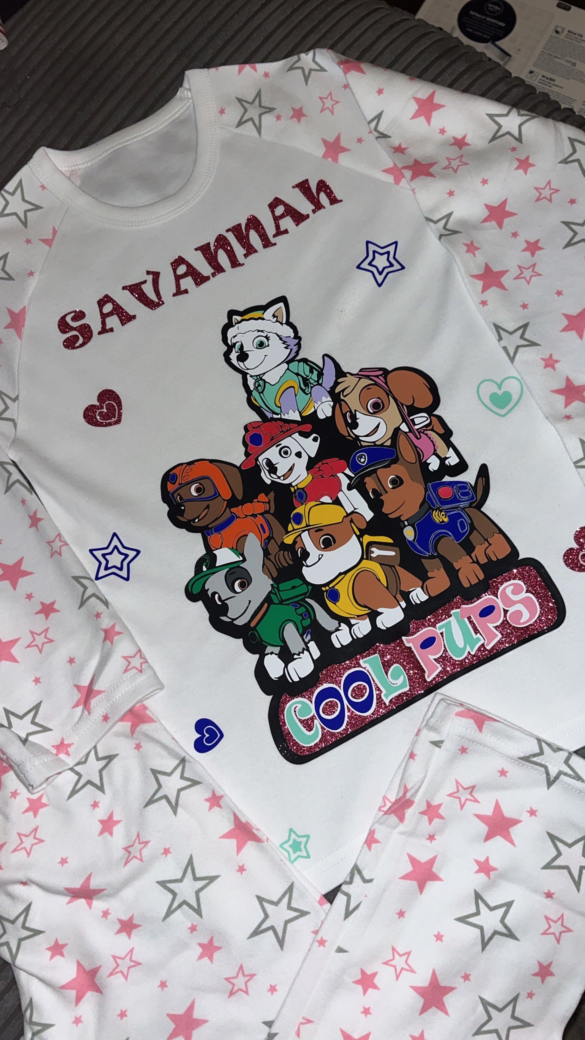 Personalised Paw Patrol Pyjamas