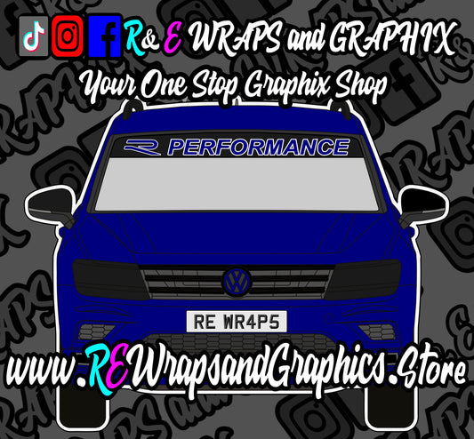 Volkswagen Tiguan R Performance Outline Sunstrip