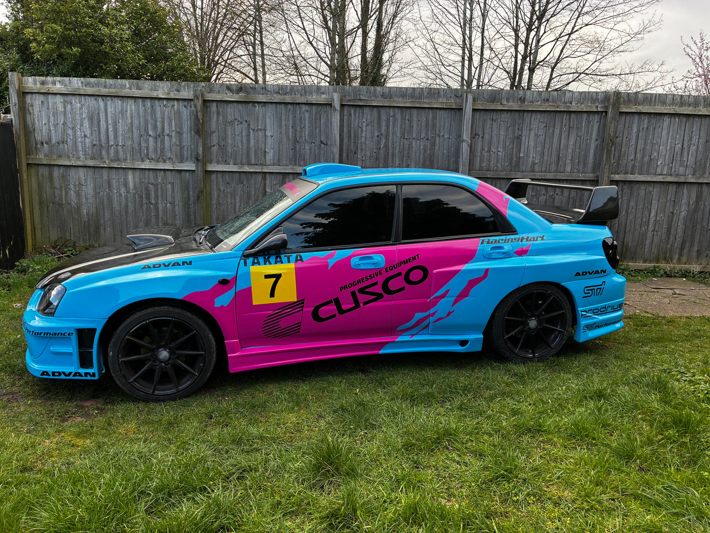 Subaru Impreza Cusco WRC Track Car Graphic Kit