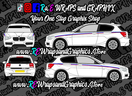 BMW 1 Series F21 2011 - 16 Championship Edition Graphic Set