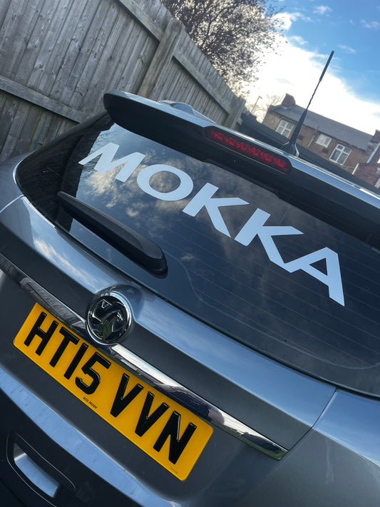 Vauxhall Mokka Rear Window Decaluxha