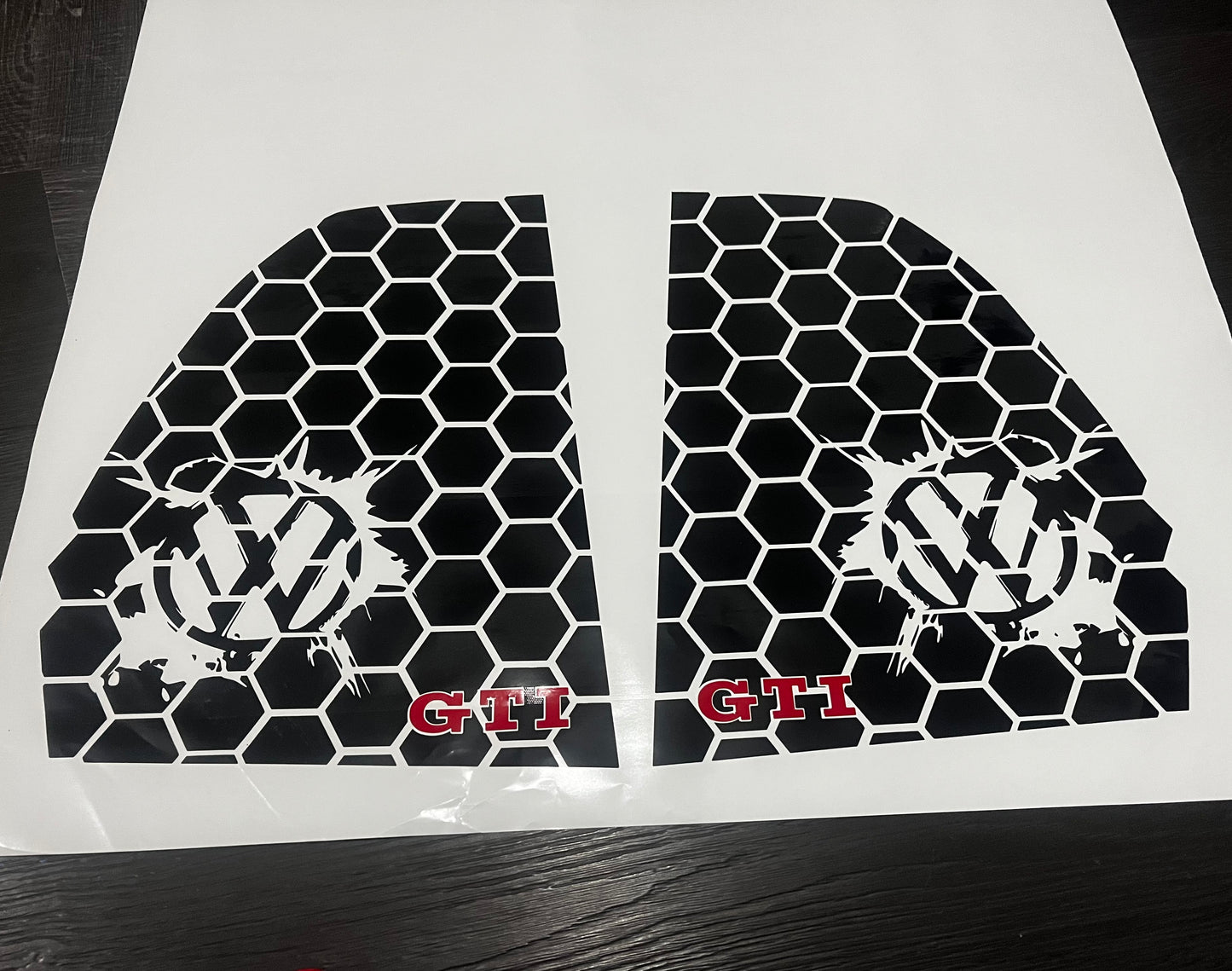 Volkswagen Golf MK5-7 GTI Honey Comb Side Window Stickers