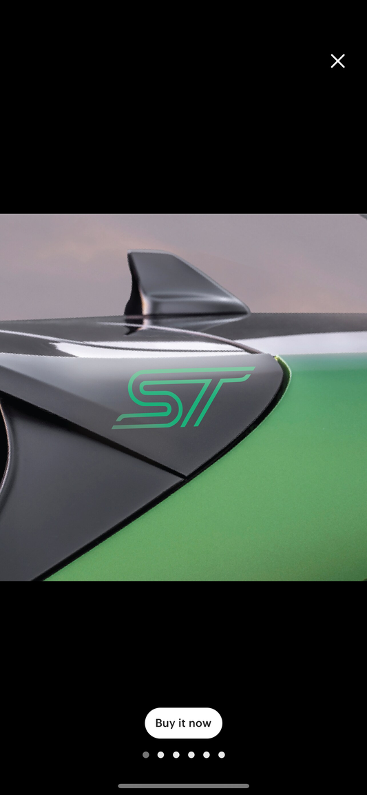 Ford Puma ST Spoiler Stickers