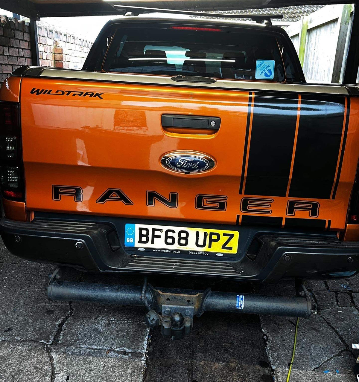 Code Orange Ranger Raptor Decals Ford Ranger/Raptor Racing Stripes – R&E Wraps and Graphics LTD