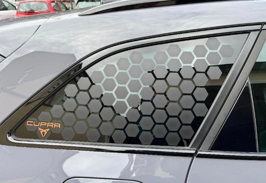 Seat Leon Cupra Estate Honey Comb Side Window Stickers