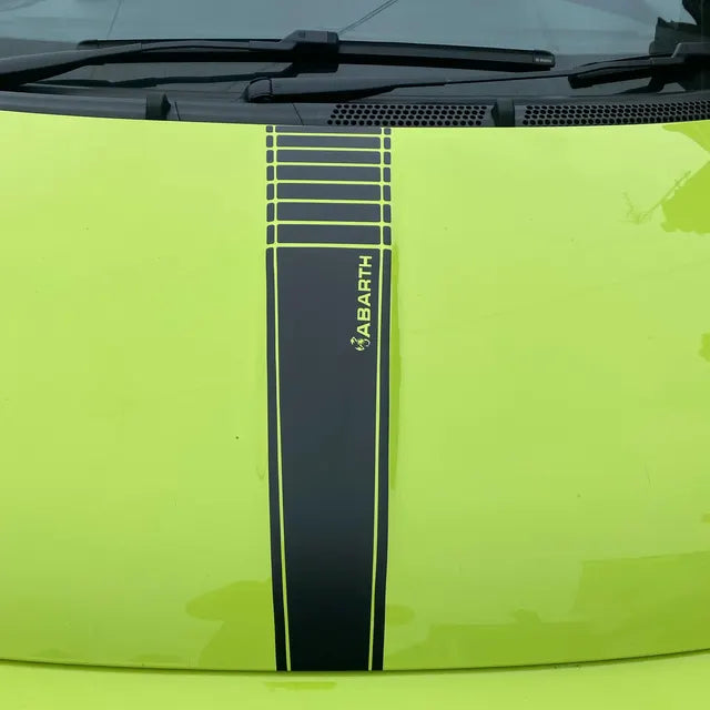 Fiat 500 Abarth Bonnet Stripes