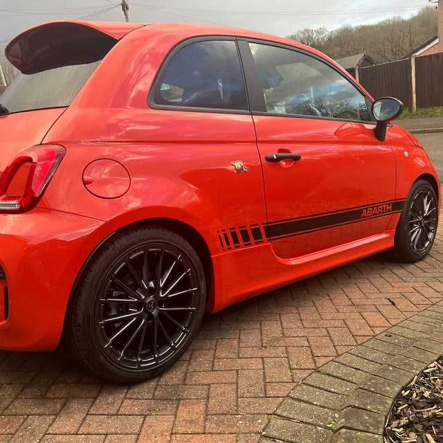 Fiat 500 Abarth Side Stripes