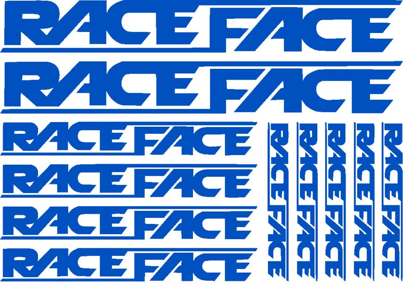 Race Face Frame Sticker kit