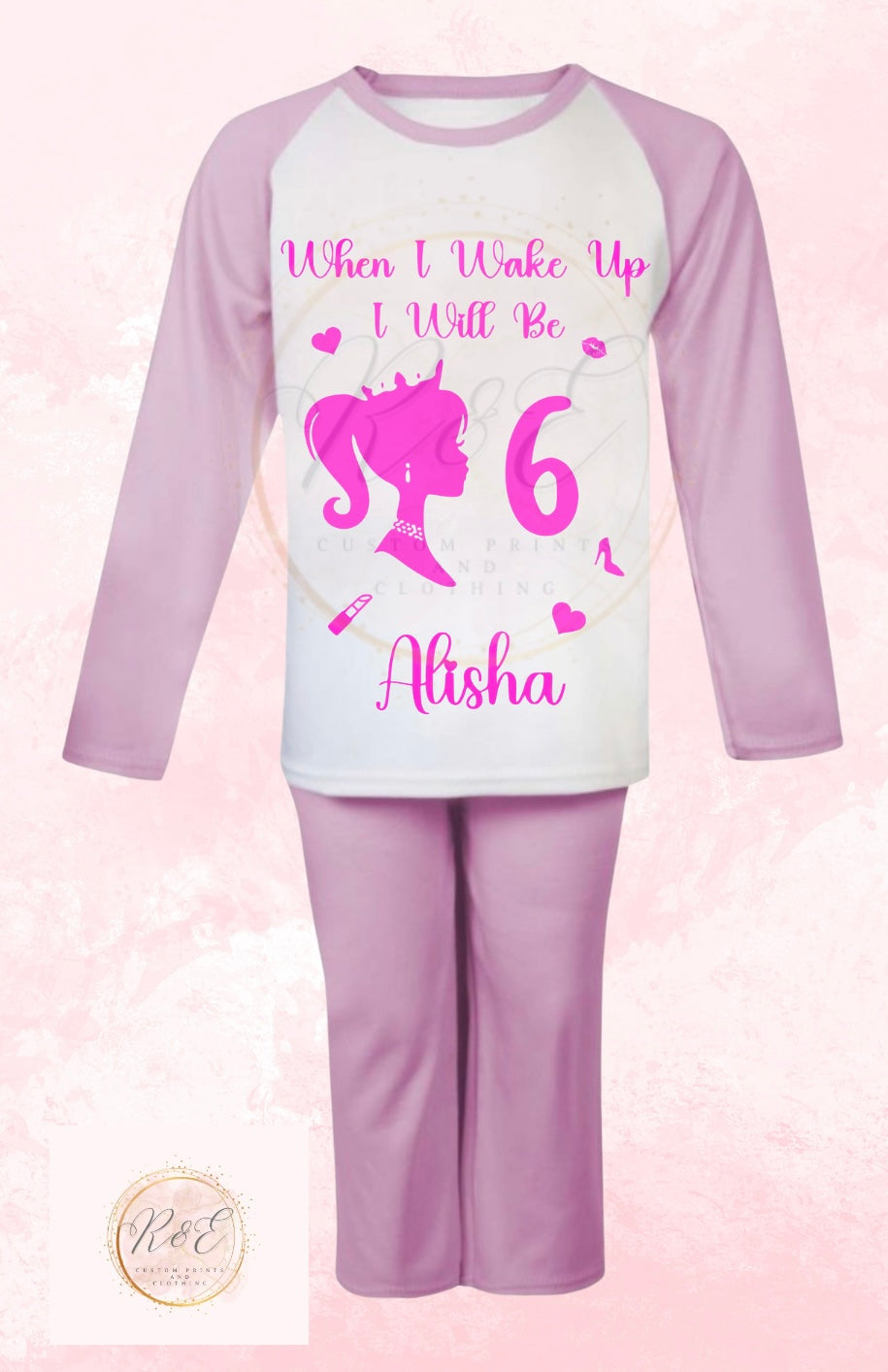 Barbie Personalised Birthday Pyjamas