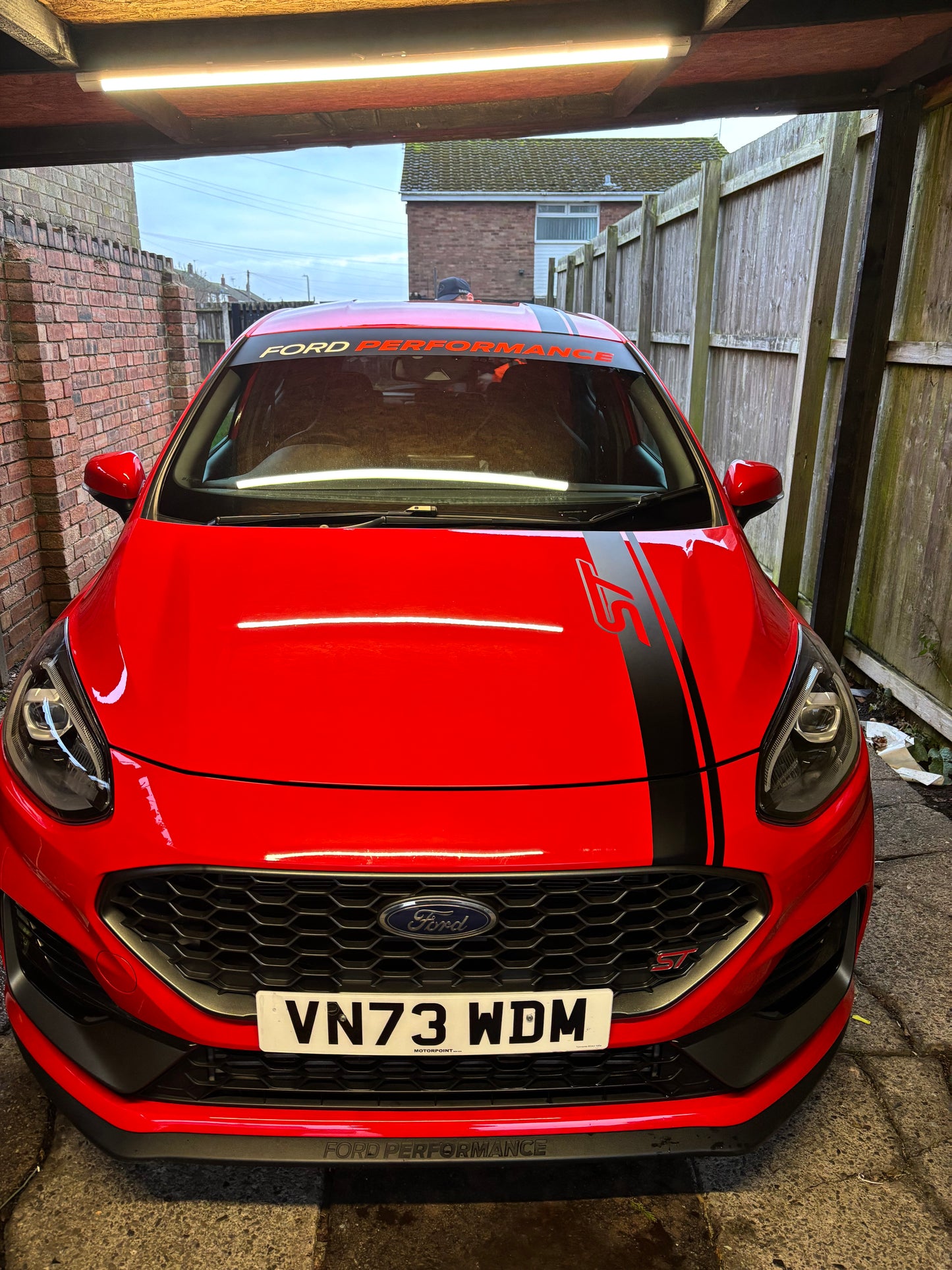 Ford ST Cut Out Racing Stripes