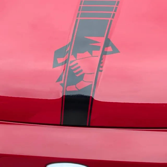 Fiat 500 Abarth Bonnet Stripes