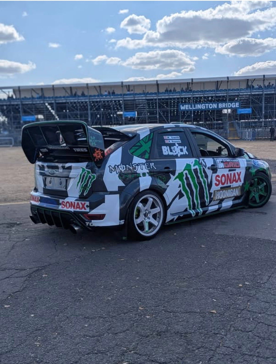 Ford Focus mk2 ST/RS Monster Energy 43 Grafik-Kit