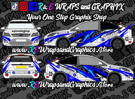 Ford Focus ST/RS Airtec Graphic Kit