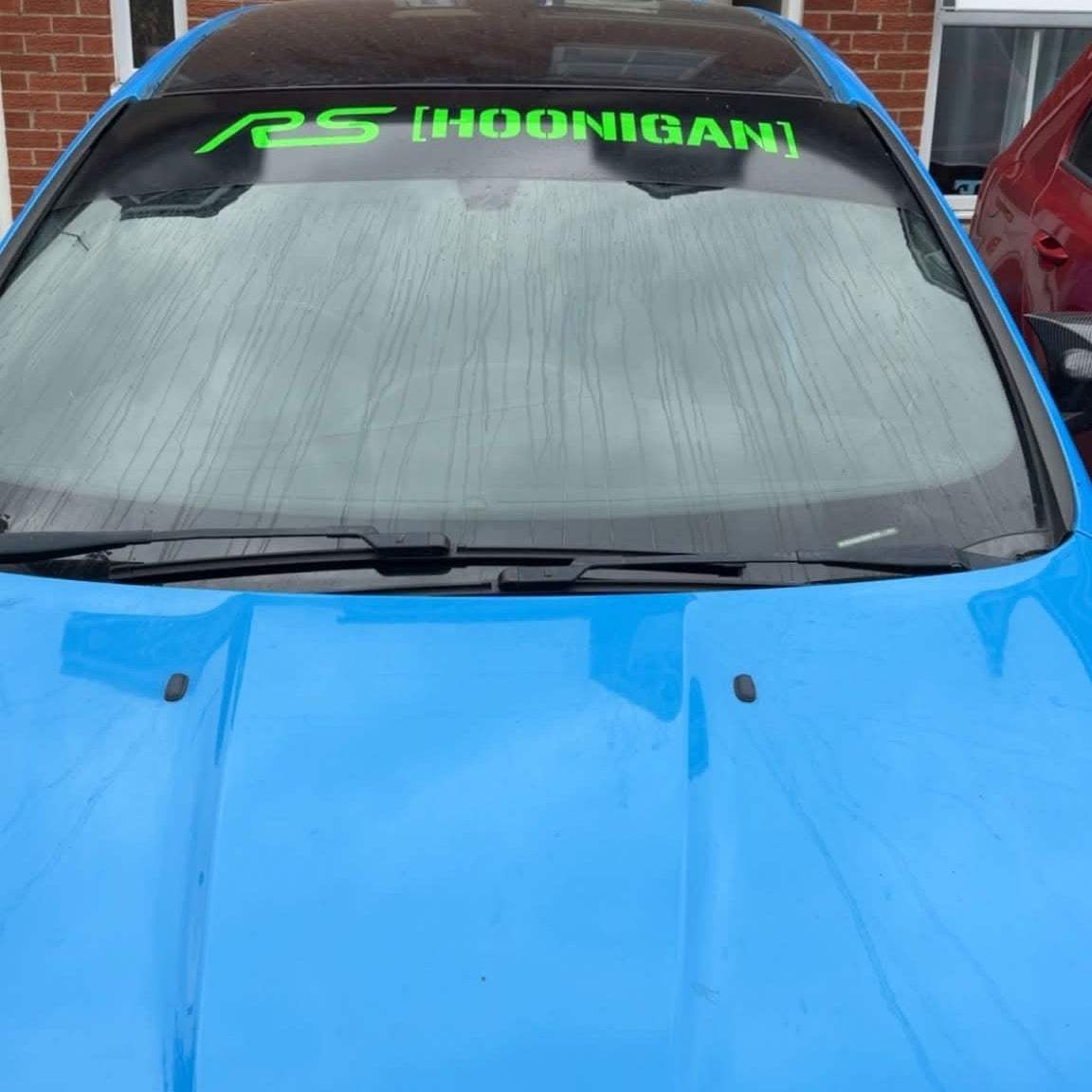 IMG-0847 - R&E Wraps and Graphics LTD - RS Hoonigan Sunstrip - Hoonigan