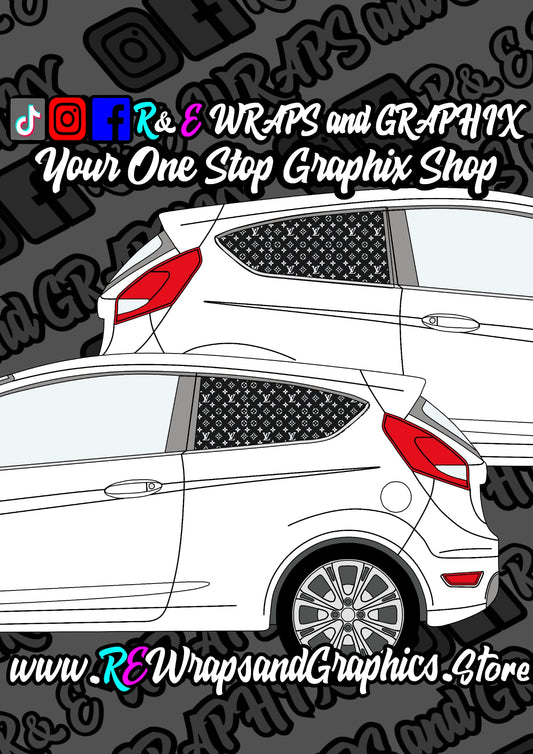 Ford Fiesta Designer Window Decals
