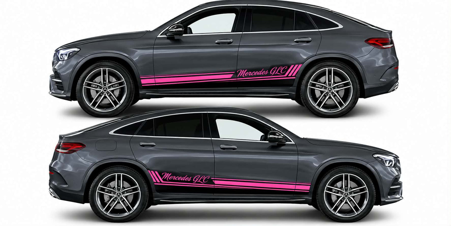 Mercedes Benz GLC Side Stripes