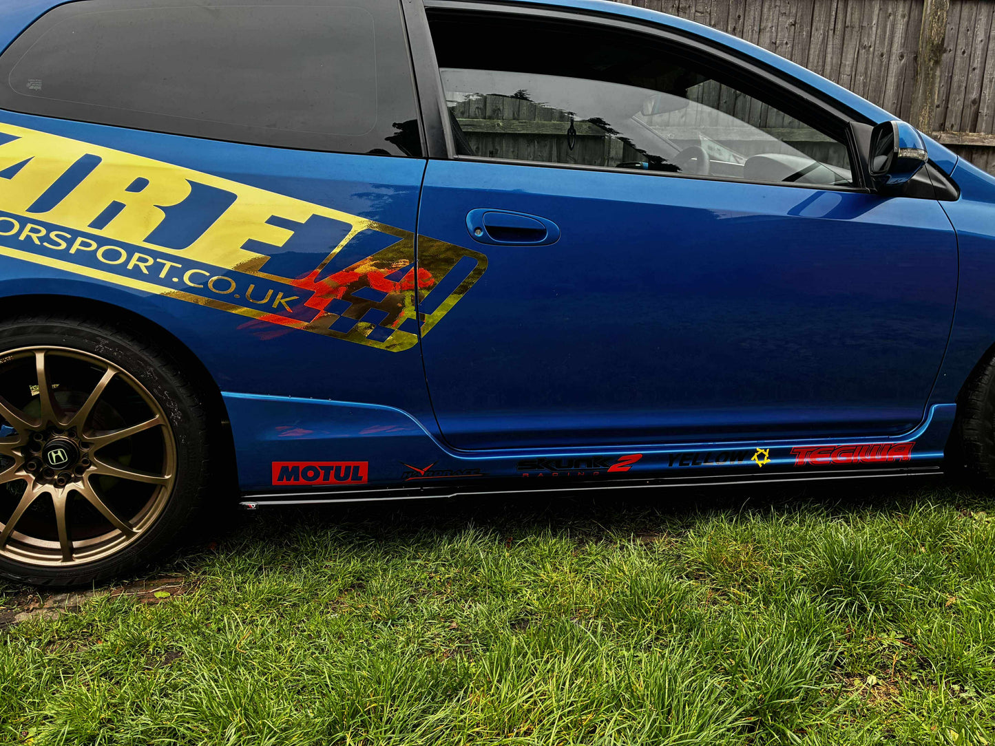 Honda Civic Area Motorsport Side Decals + Side Skirt Decals