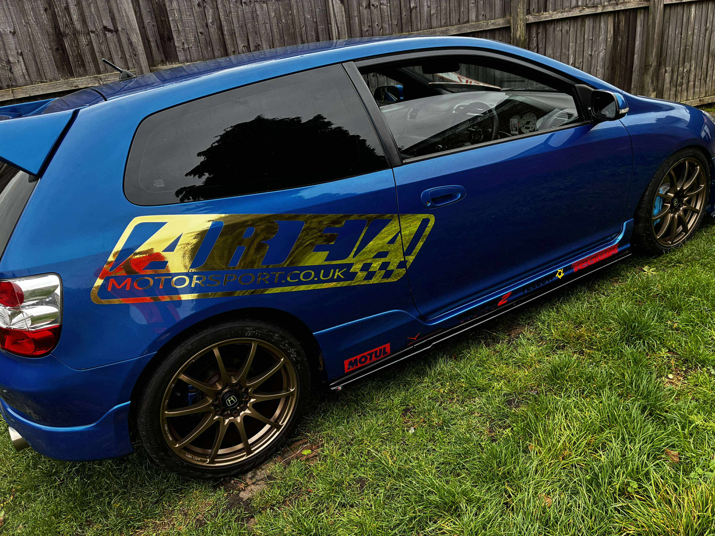 Honda Civic Area Motorsport Side Decals + Side Skirt Decals