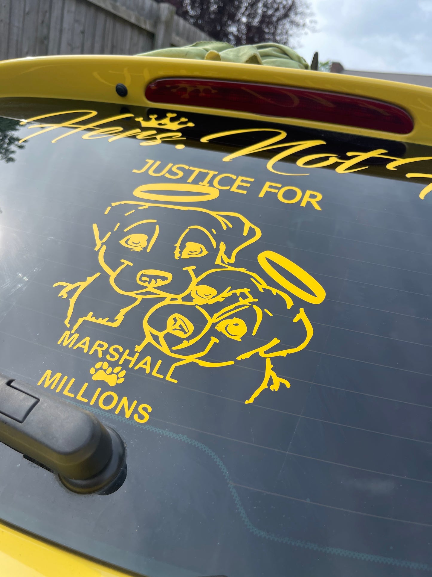 Justice For Marshall & Millions Sticker