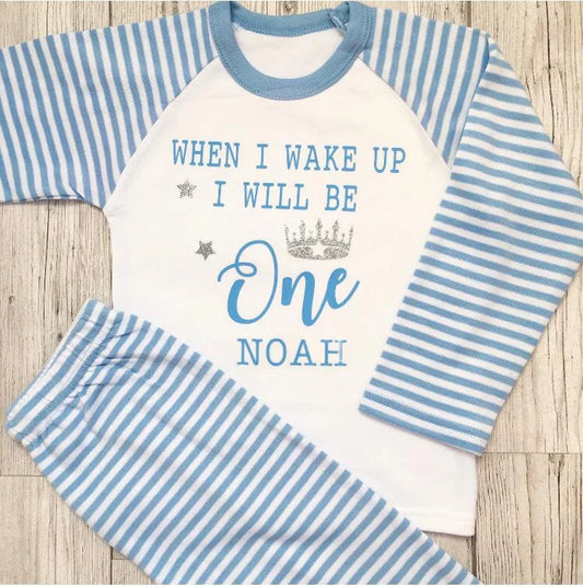 Kids Personalised Birthday Pyjamas | When I Wake Up I Will Be...