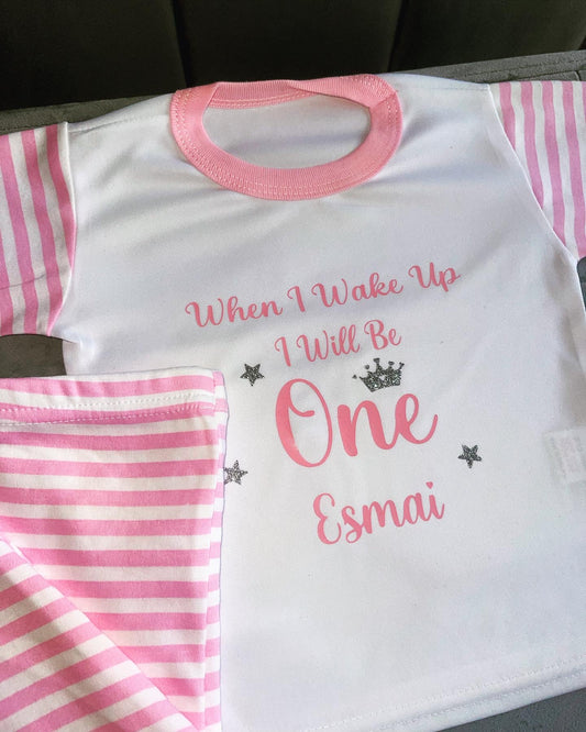 Infants Personalised Birthday Pyjamas | When I Wake Up I Will Be...
