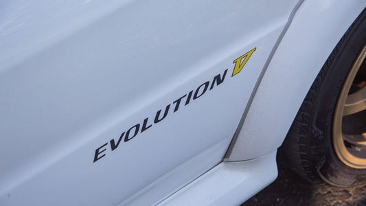 Mitsubishi Evolution 5 replacement side Decals