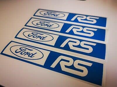 Ford Focus RS Mud Flap Stickers