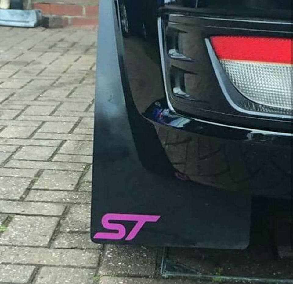 Ford Focus ST Mud Flap Stickers