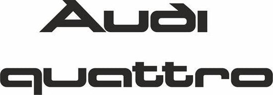 Audi Quattro Stickers - rewrapsandgraphics