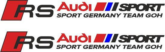 Audi RS Sport German Team GOH Stickers - rewrapsandgraphics