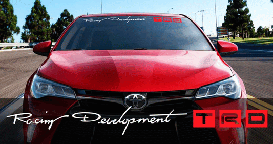 TRD Toyota Racing Developments JDM Window Decal