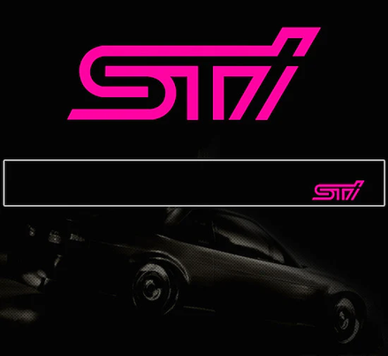 Subaru STI Sunstrip