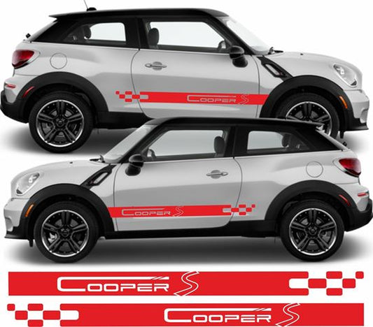 Mini Cooper S Side Stripes