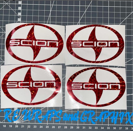 Scion Mud Flap Stickers