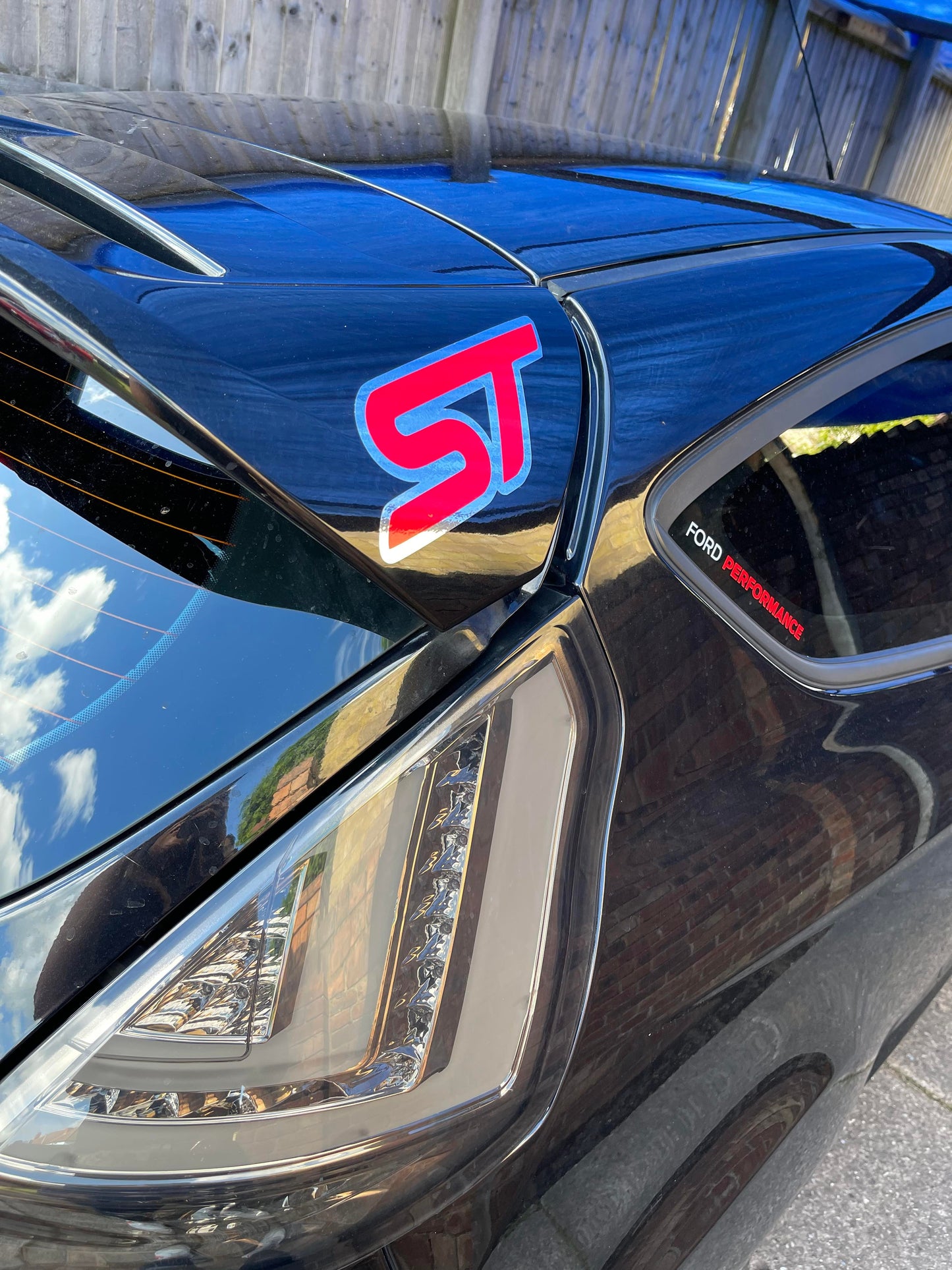 Ford Fiesta ST Spoiler Stickers