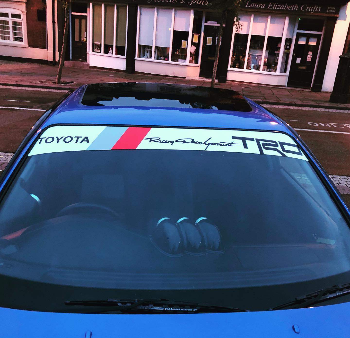 Sunstrip Racing TRD Toyota Racing Developments Sunstrip – R&E Wraps and Graphics LTD