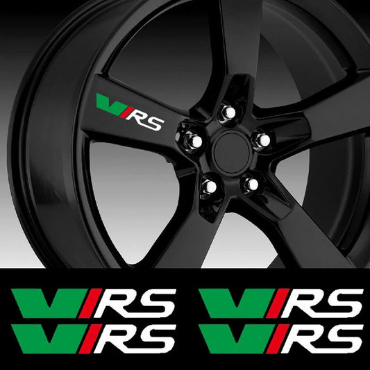 Skoda VRS Wheel Sticker Set