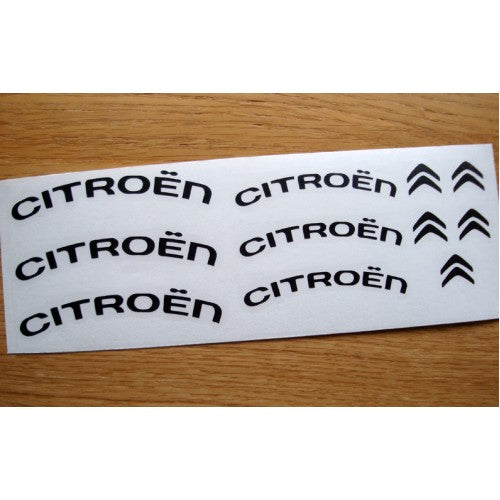 Citroen Brake Caliper Sticker Set