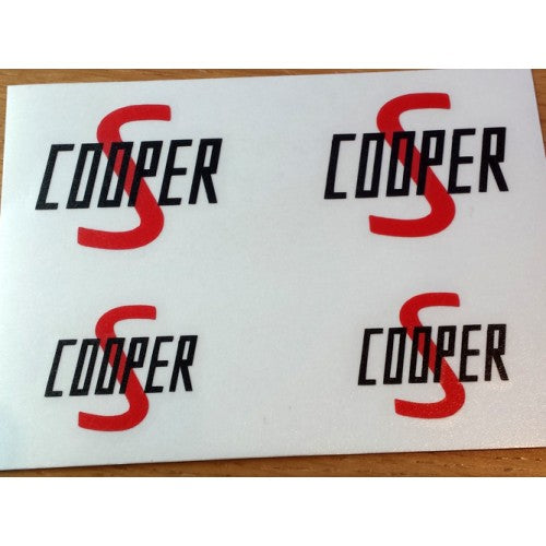 Mini Cooper S Brake Caliper Sticker Set