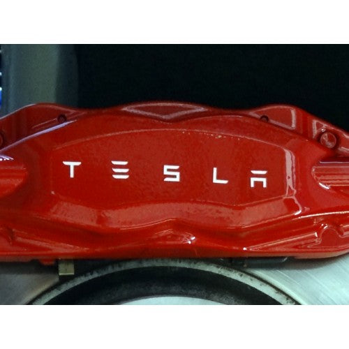 Tesla Brake Caliper Sticker Set