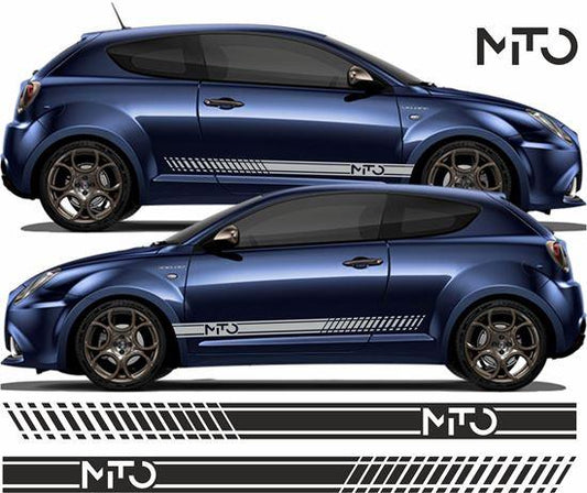 Alfa Romeo Mito Side Stripes - rewrapsandgraphics