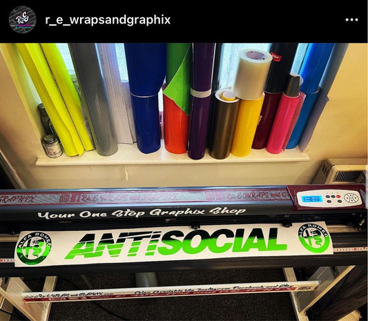 Antisocial X Alfa Romeo Rear Window Sticker - rewrapsandgraphics