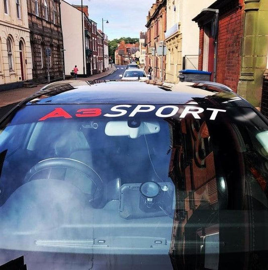 Audi A3 Sport Sunstrip - rewrapsandgraphics