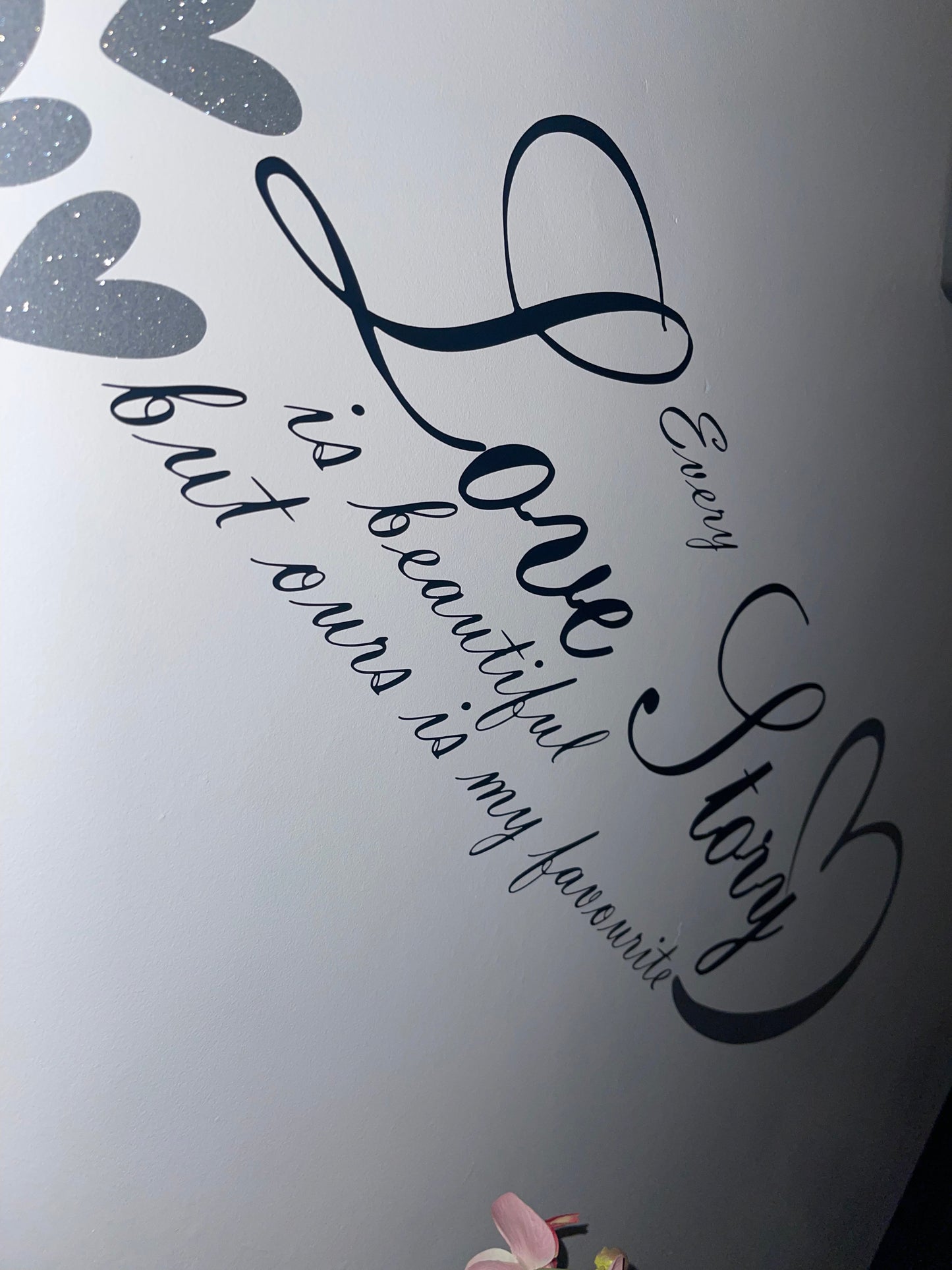 Every Love Story Is Beautifu But Ours Is My Favorite Wall Art Decal Sticker - rewrapsandgraphics
