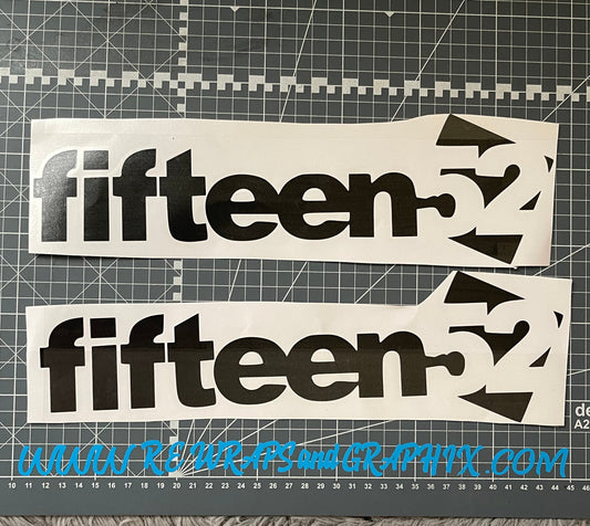 FIFTEEN 52 Small Vinyl Decal Stickers - rewrapsandgraphics