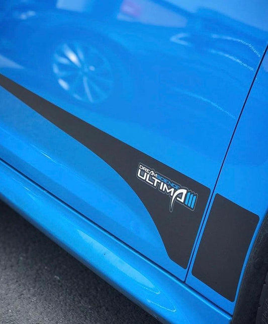 Ford Focus mk3 Dreamscience Ultima||| side stripes Vinyl Decal Racing Stripes - rewrapsandgraphics