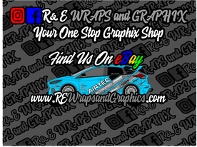 Ford Focus mk3 ST/RS Airtec Graphic Sticker Kit - rewrapsandgraphics