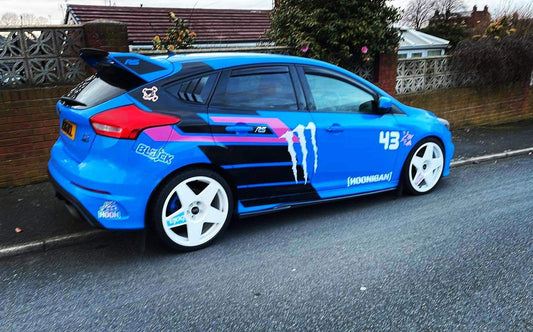 ford-focus-mk3-strs-graphic-sticker-kit-rewrapsandgraphics-1 - R&E Wraps and Graphics LTD - Ford Focus mk3 ST/RS Graphic Kit - car graphics, ford, Ford Graphic Kits, graphic kits, monster energy