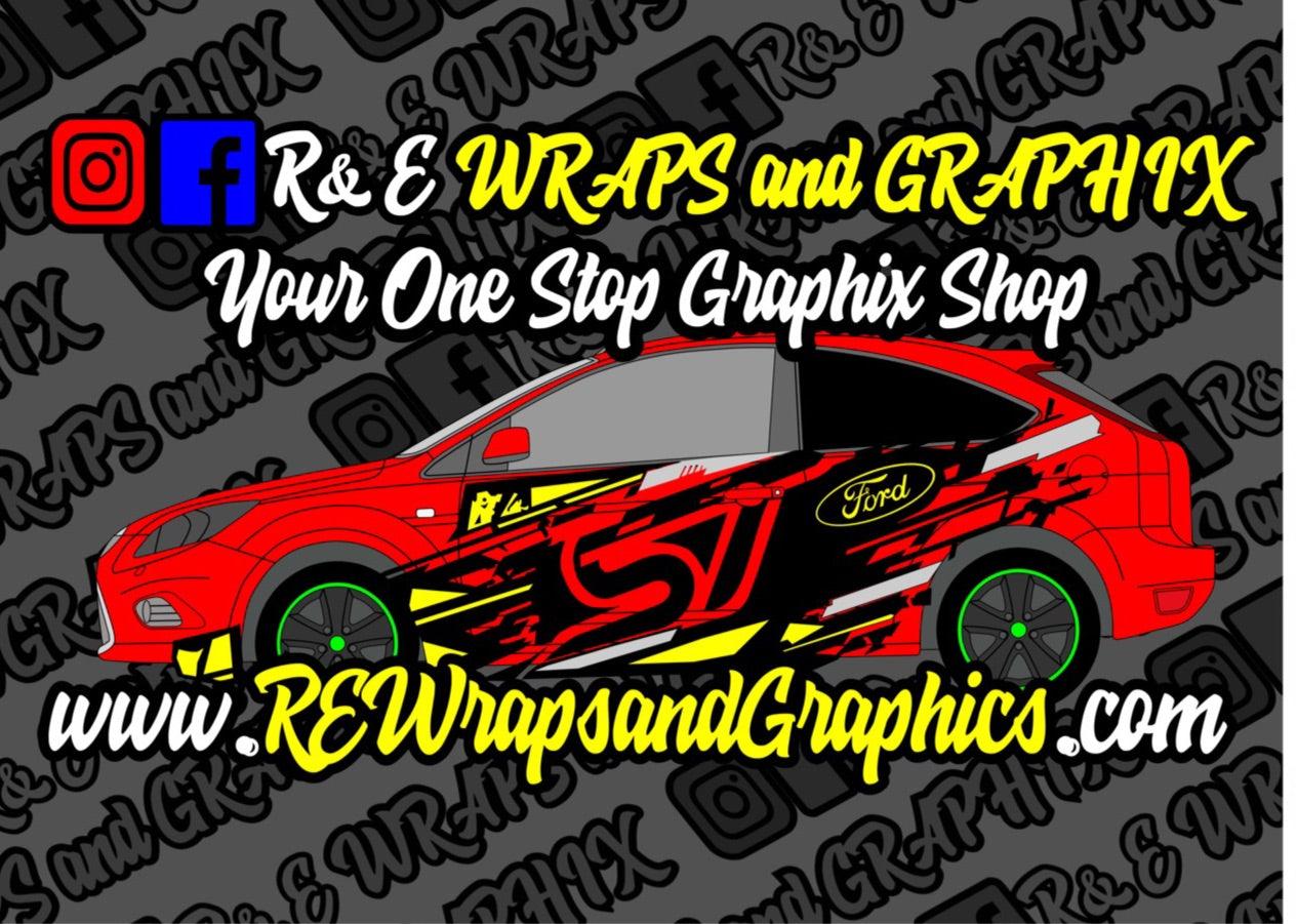 Ford Focus ST Graphic Kit Decal Stickers - rewrapsandgraphics